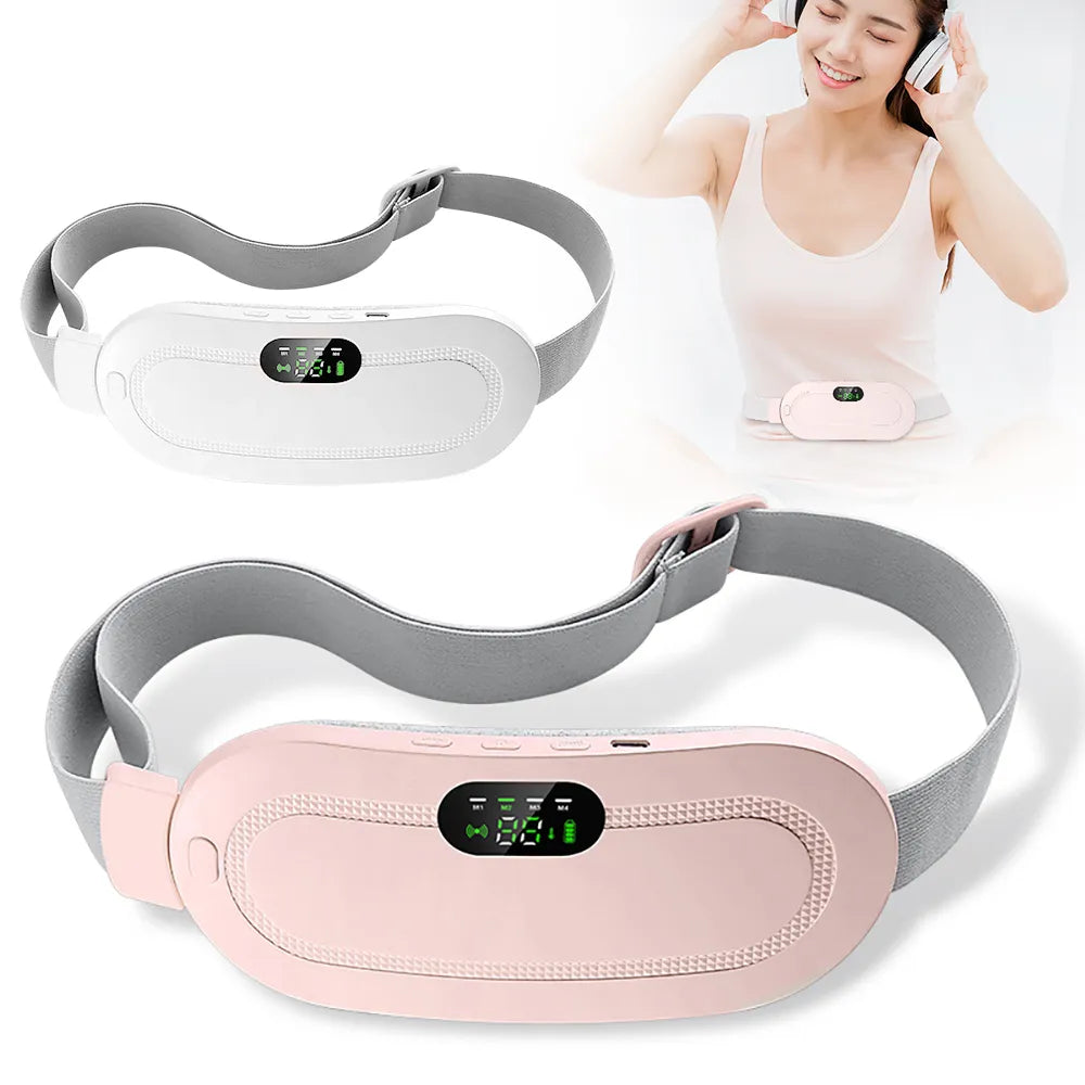 Portable Menstrual Heating Pad Palace Warm Belt Waist Belt Cramp Massager Menstrual Heating Pad Dysmenorrhea Relief Belt