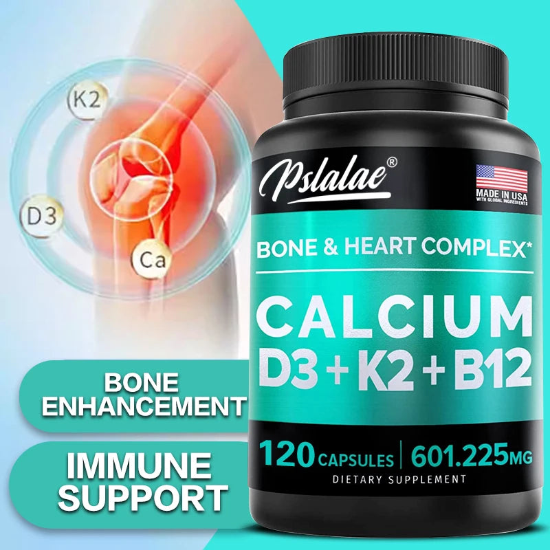 Bone & Heart Complex, 4 In 1 Calcium 600 Mg with Vitamin D3 K2