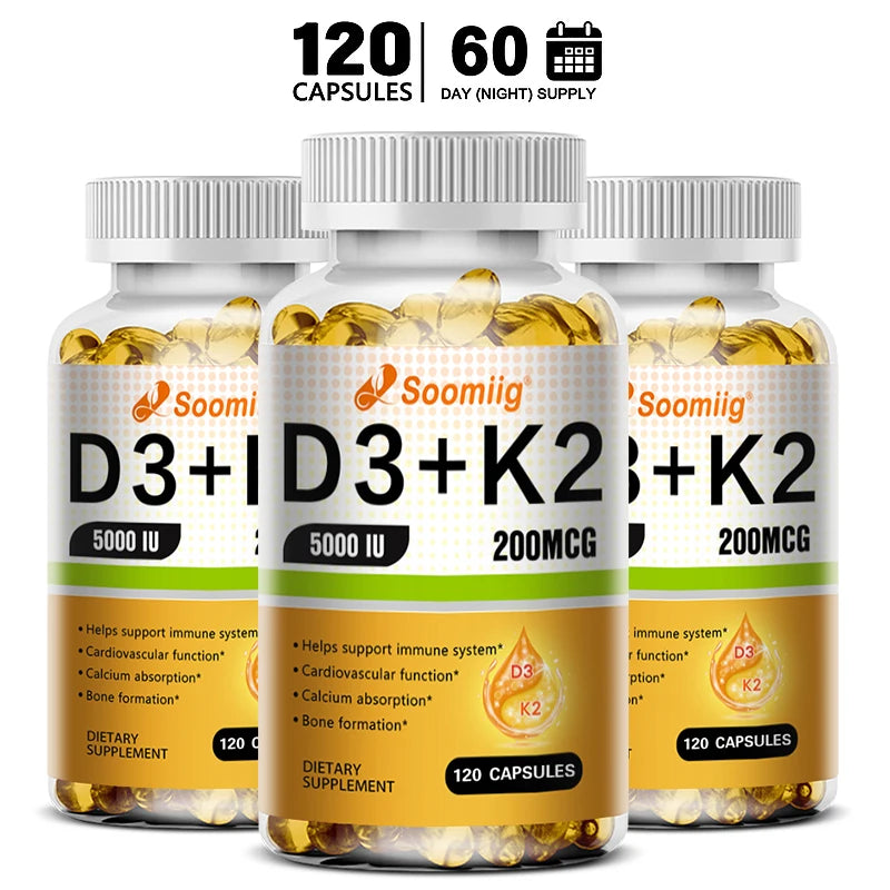 Vegan Vitamin D3+K2 Capsule