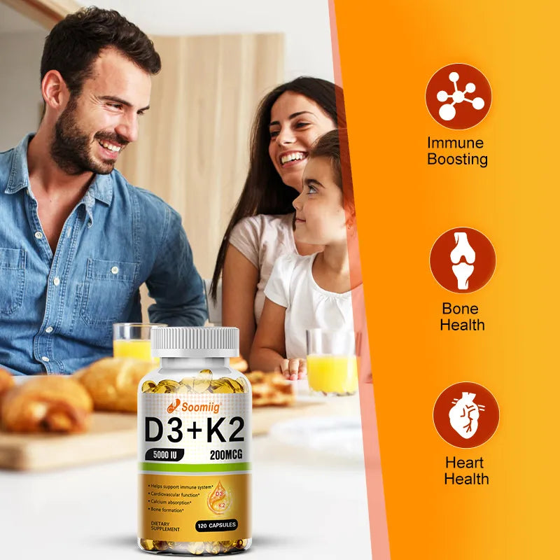 Vegan Vitamin D3+K2 Capsule