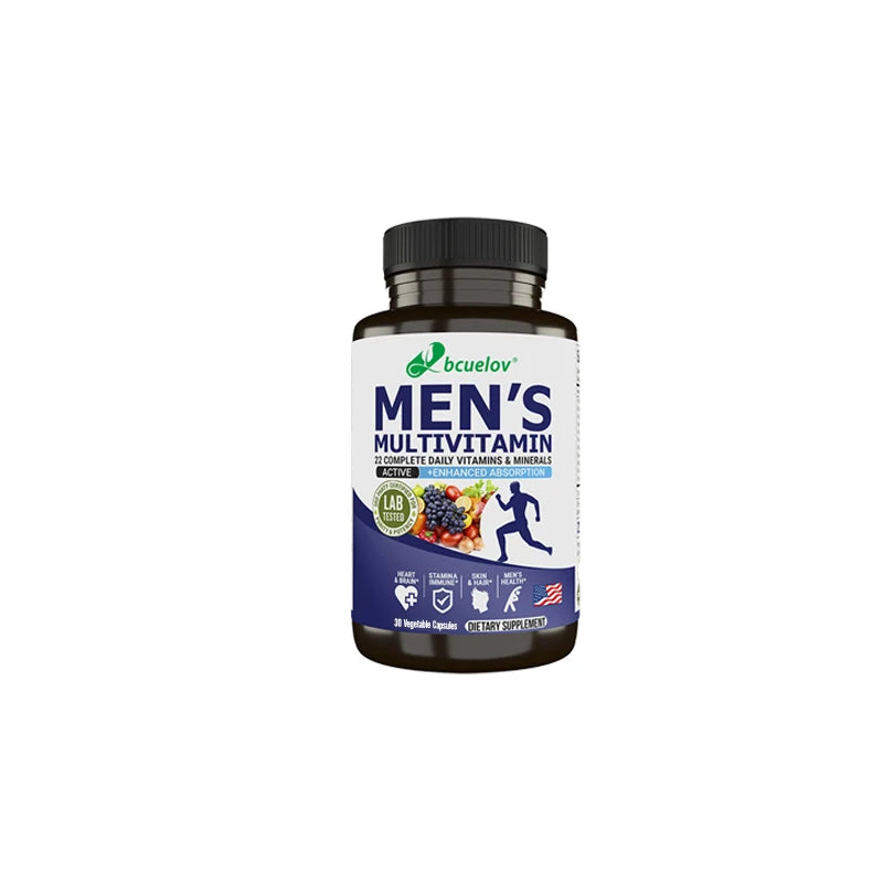 Men's Multivitamin Capsules - Contains B12, B6, B1, Zinc