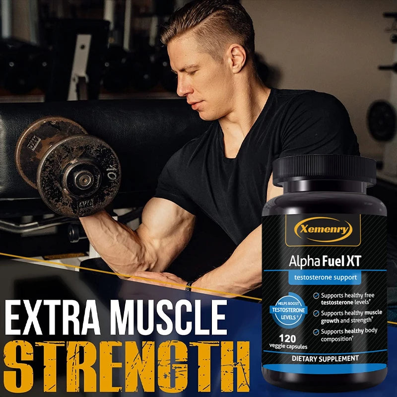 Natural Stamina & Strength Gainer. With Horny Goat Extract, Testosterone Booster for Men