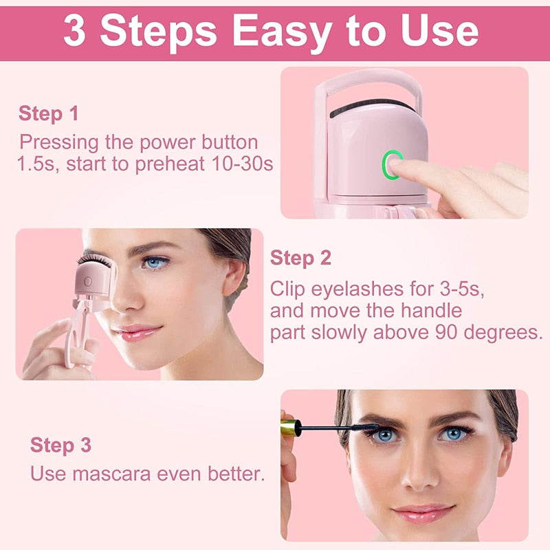 Heated Rechargeable Eyelash Curlers