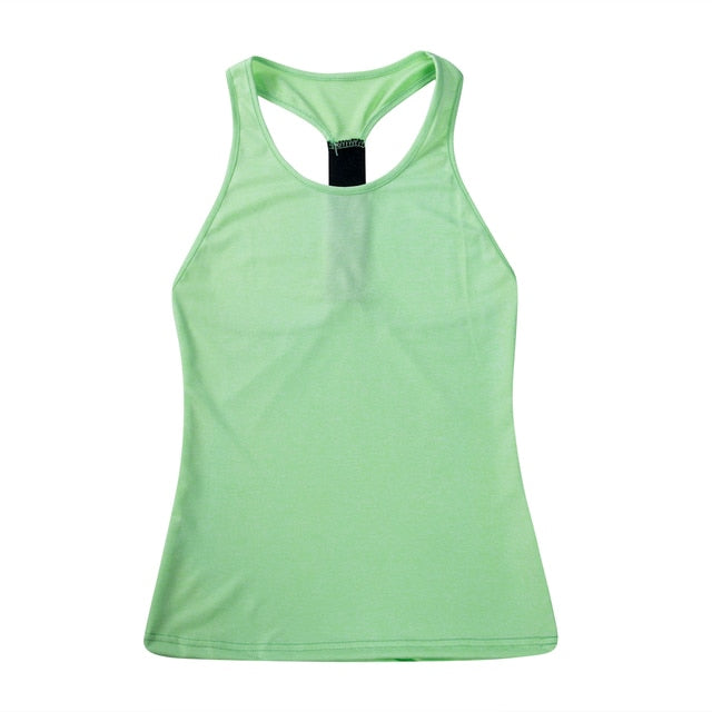 Casual Sleeveless Women Yoga Shirts