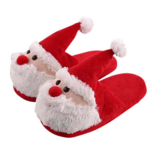 Papai Noel Slip On Soft Flats Slides