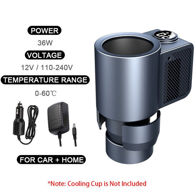 Copo de resfriamento de aquecimento de carro 2 em 1