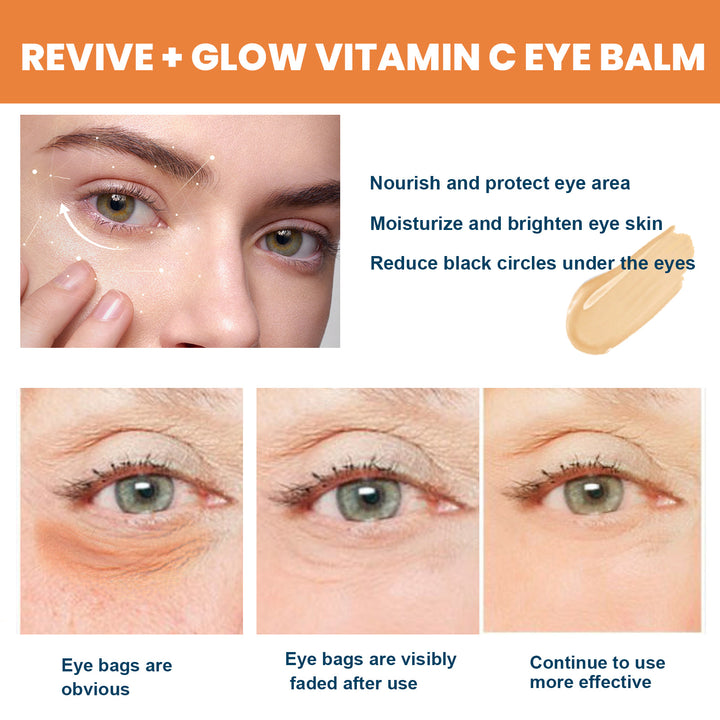 Creme para os olhos com vitamina C em bastão reafirmante e hidratante para a pele