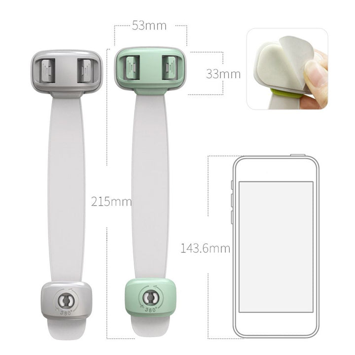 Home Baby Safety Protection Lock Anti-Clip Hand Door Closet