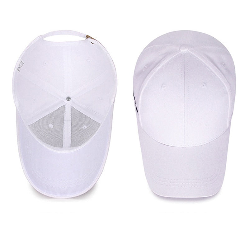 Unisex Cap in White and Black Colors