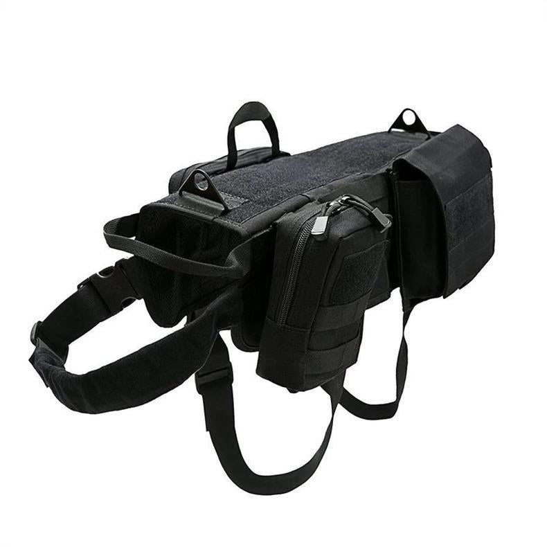 Tactical Dog Harness Molle System Vest Adjustable Military