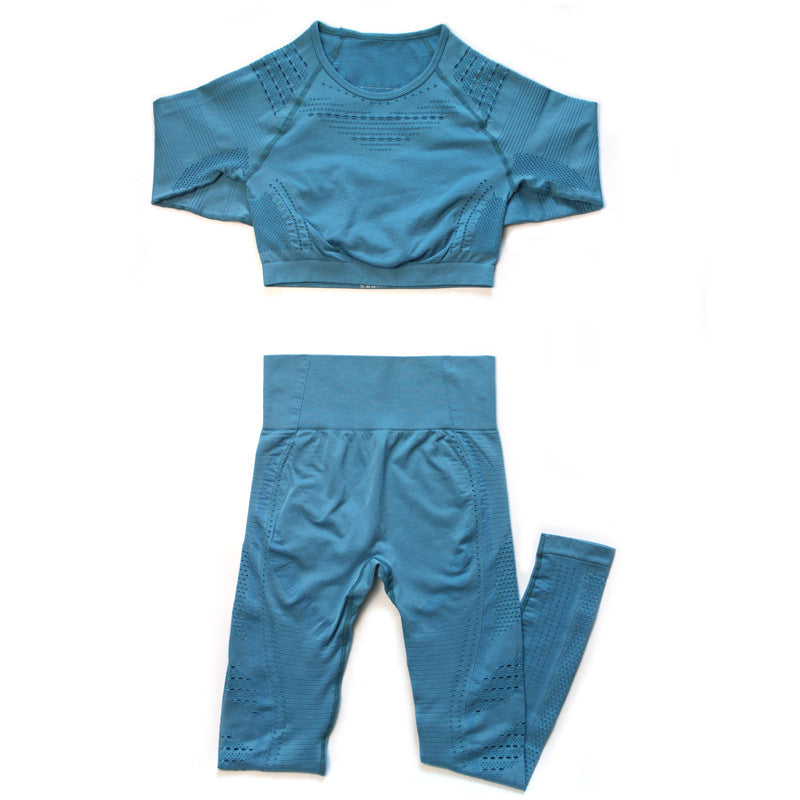 Fato de ginástica de ioga sem costura