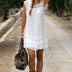 American Small Fur Ball Lace Stitching Ball Dress