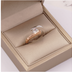 Ring ladies gold wedding color separation jewelry