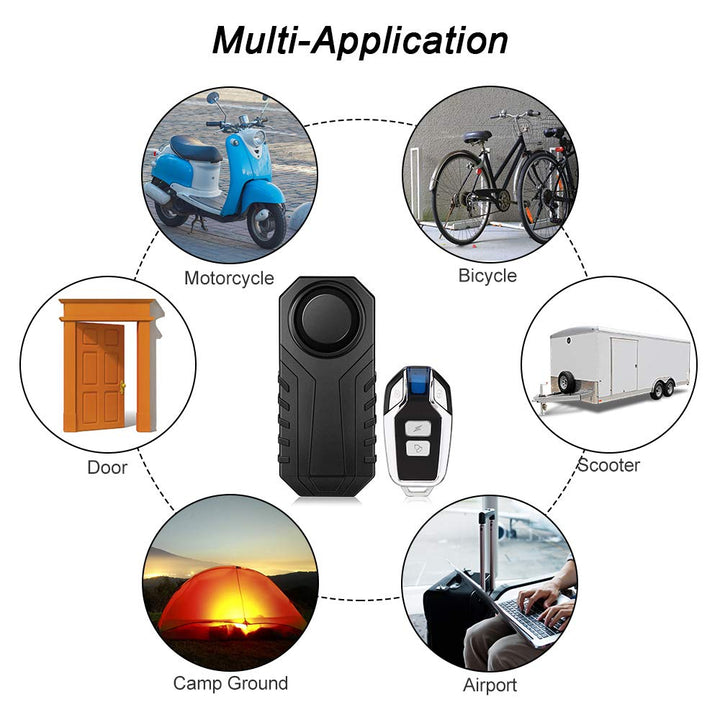 Alarme de carro elétrico bicicleta motocicleta dispositivo anti-roubo