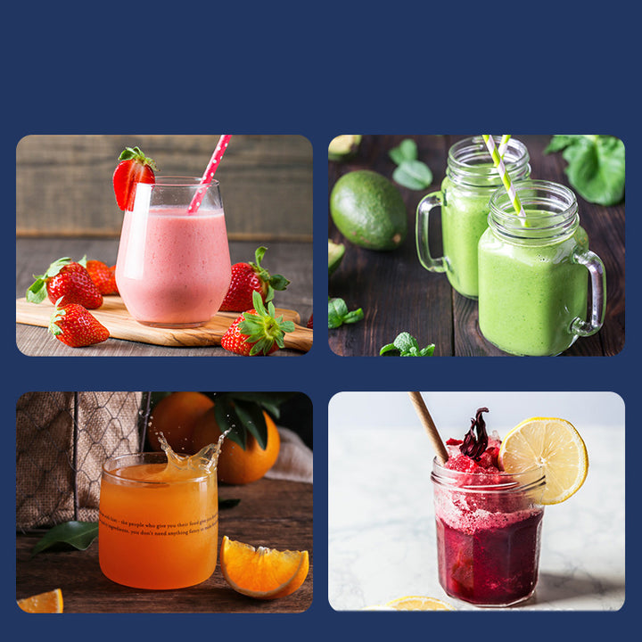 Mini Juicer Cup Extractor Smoothie USB Charging Fruit Squeezer Blender Food Mixer Ice Crusher Portable Juicer Machine