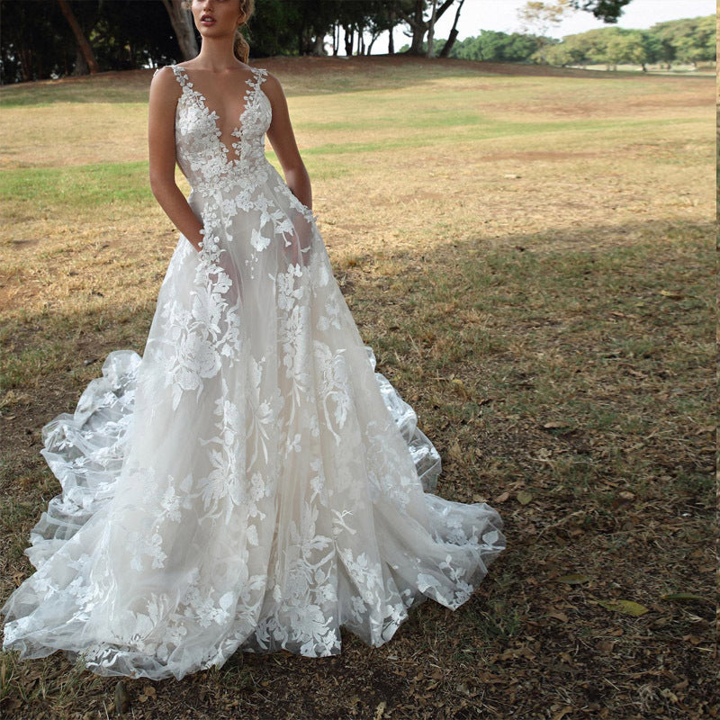 Women's Dress Lace Bridal Wedding Dress 2025