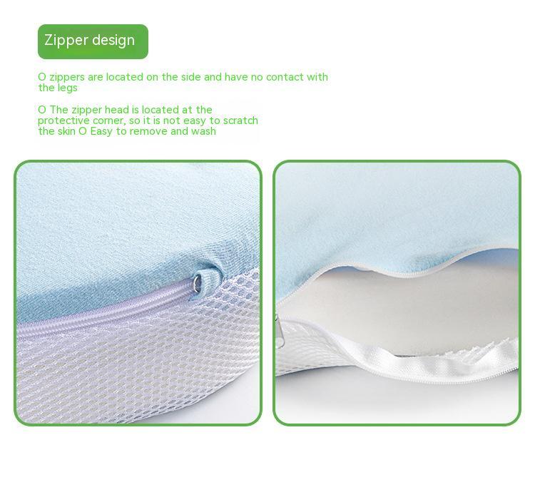 Dual-purpose Knee Pillow Sleep Footrest Cushion Pregnant Women Side Sleeping Memory Foam Leg Lock Pillow