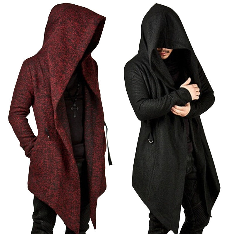 Steampunk Hooded Irregular Cloak