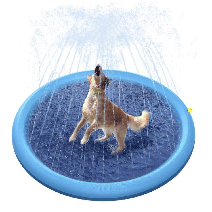 Piscina para crianças e cães de estimação verão ao ar livre