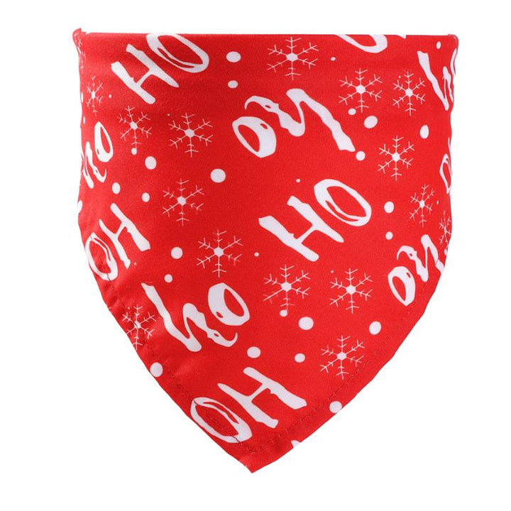 Christmas Pet Saliva Towel