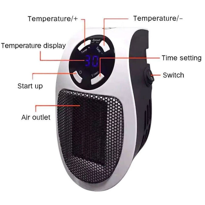 Portable, Plug-in, Wall-mounted, Space Heaters