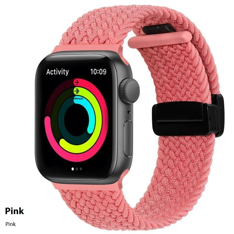 Knitted Nylon Watch Strap And Wristband For Sports