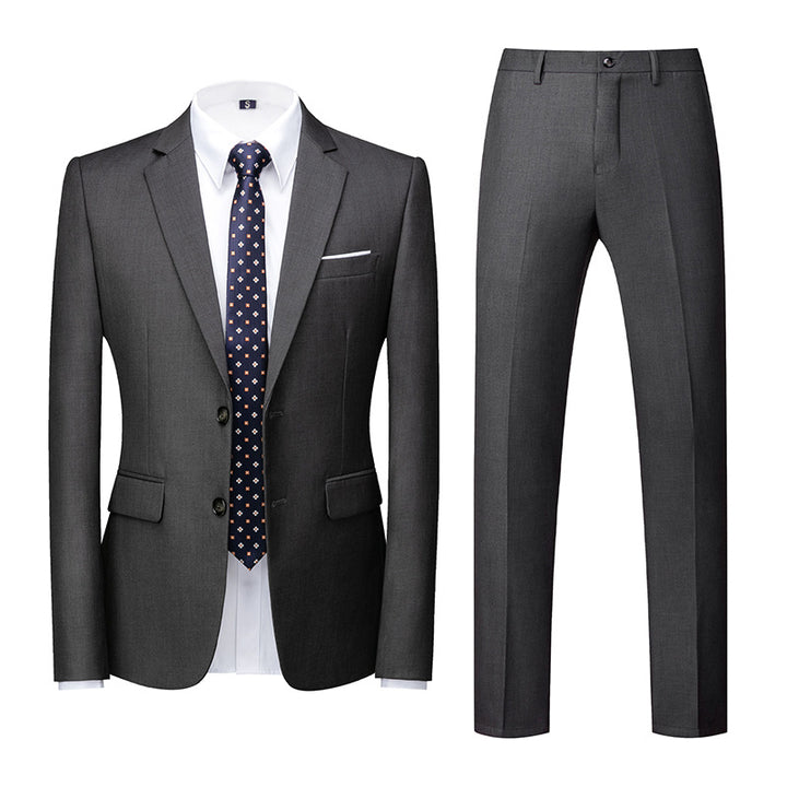 Men's Suit Wedding Two Button Two Piece Suit