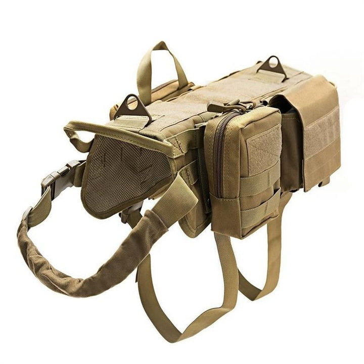 Arnês tático para cães com sistema Molle colete militar ajustável