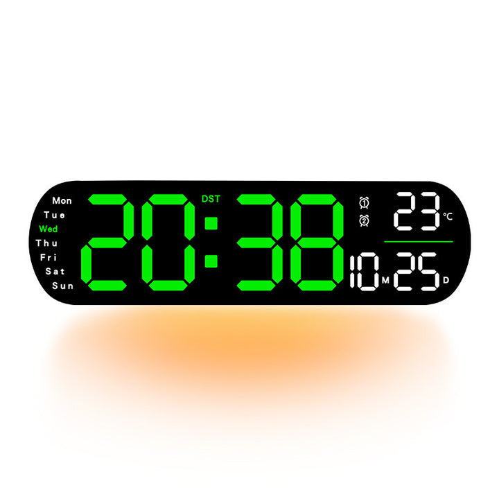 Multifunctional Clock Living Room Clock Large Screen LED Digital Alarm Clock Timing