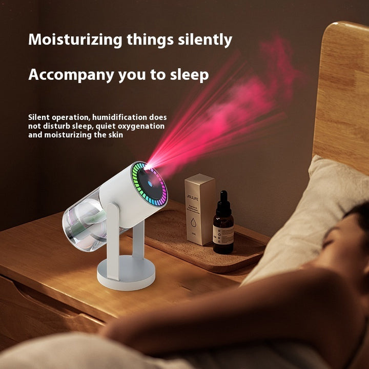 New Projection Starry Sky Top Ambient Light Humidifier Small Portable