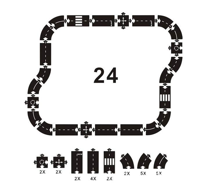 Motorway Flexible Puzzle Track Set