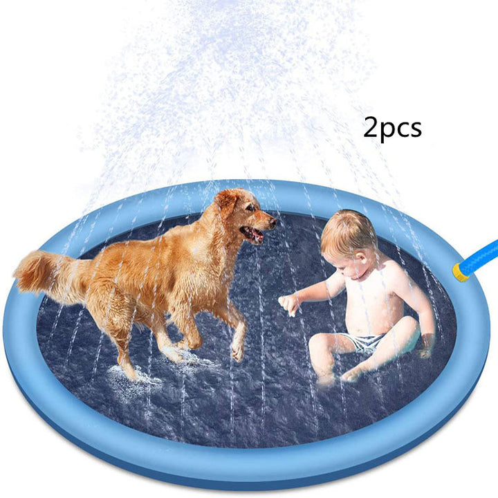 Piscina para crianças e cães de estimação verão ao ar livre