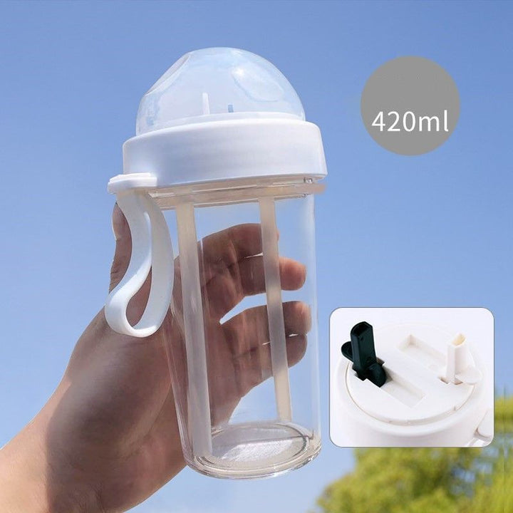 Double Drink Cup Water Bottle Kitchen Gadgets