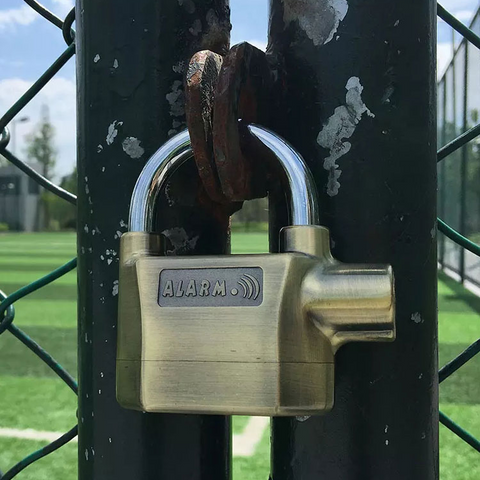 Cadeado de alarme de sirene à prova d'água