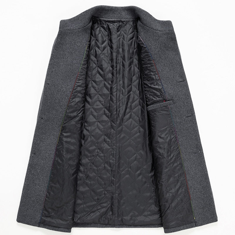 Men's Thick Stand Collar Coat