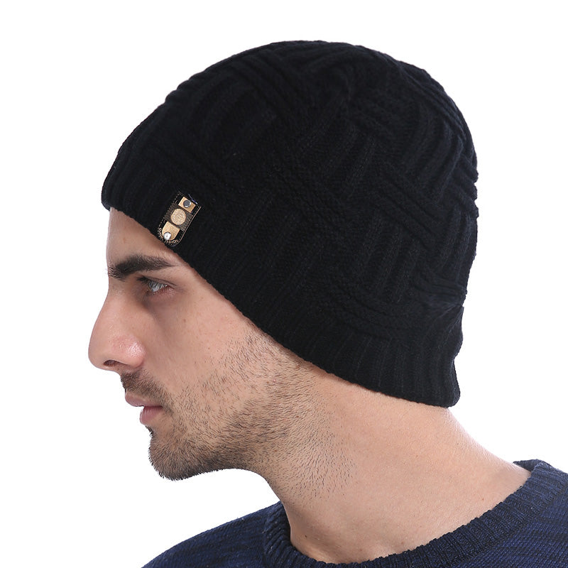 Winter Warm Knitted Beanie for Men