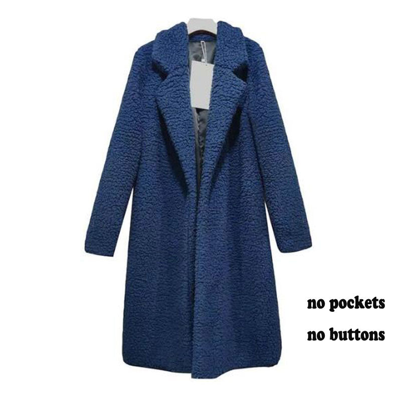 Women's Faux Fur Long Coat
