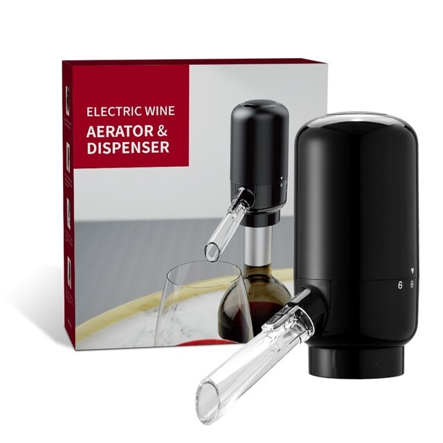 Aerador e dispensador elétrico de vinho