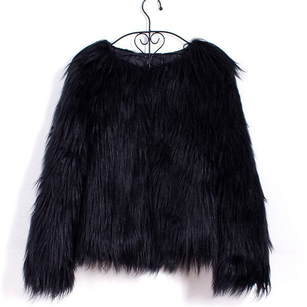 Women's Fluffy Warm Fur Coat