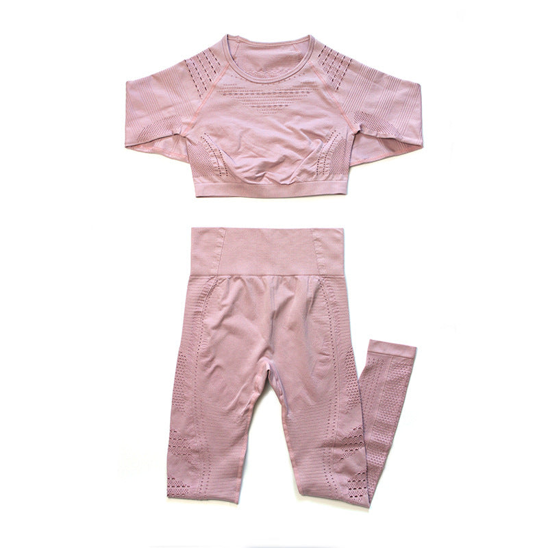 Fato de ginástica de ioga sem costura