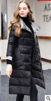 Duck Down Long Women Warm Winter puffer Jacket
