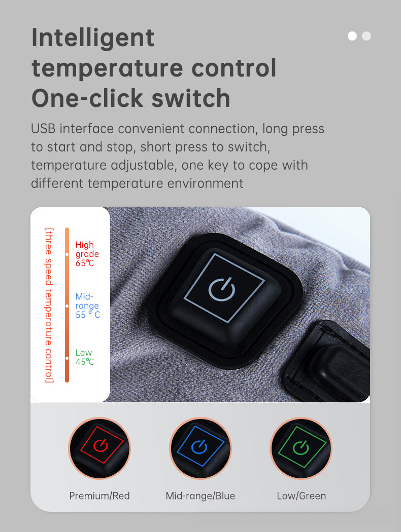 Dual-use Winter Warm Physiotherapy Electric Heating Pad