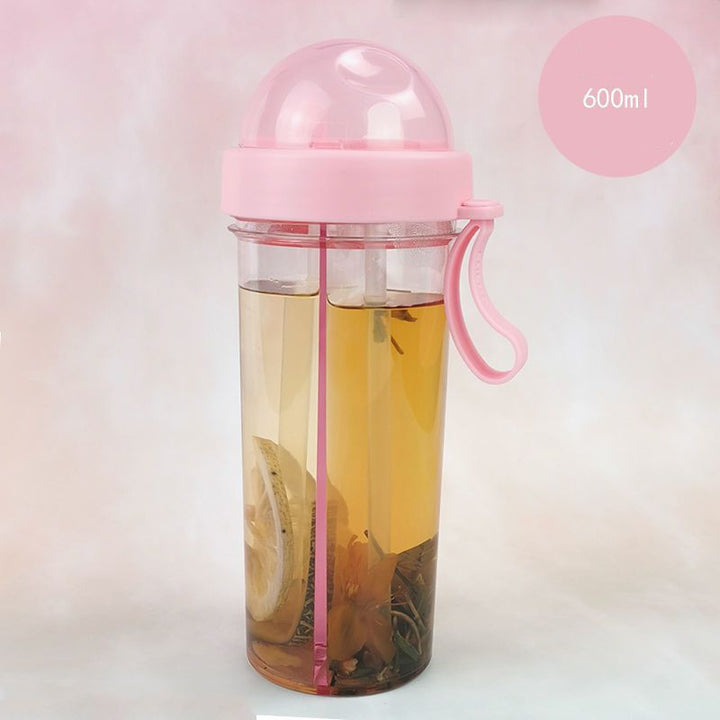 Double Drink Cup Water Bottle Kitchen Gadgets