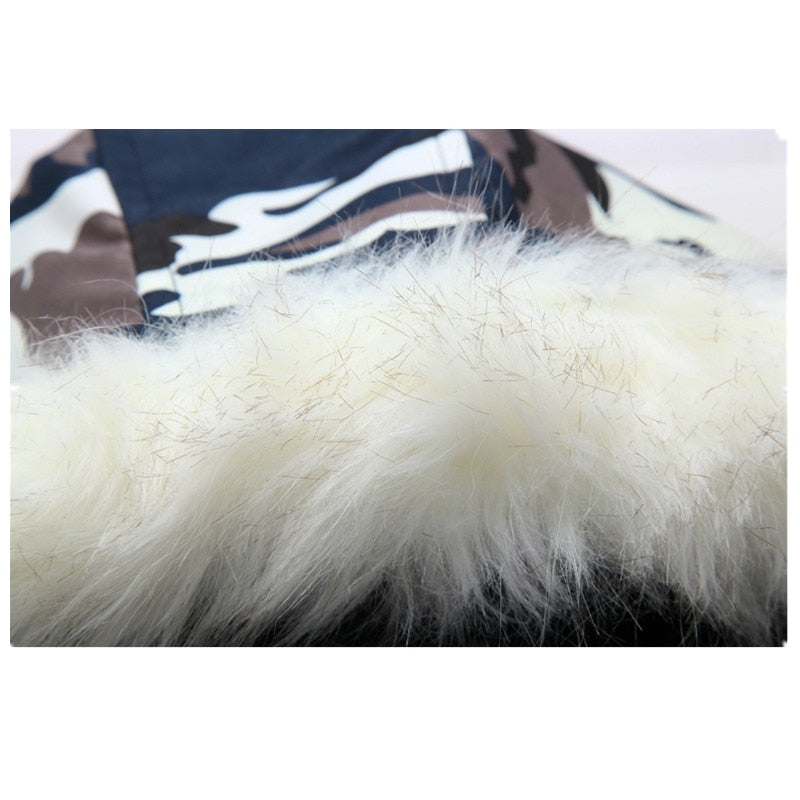 Warm Winter Jackets for Men with Camouflage Prints