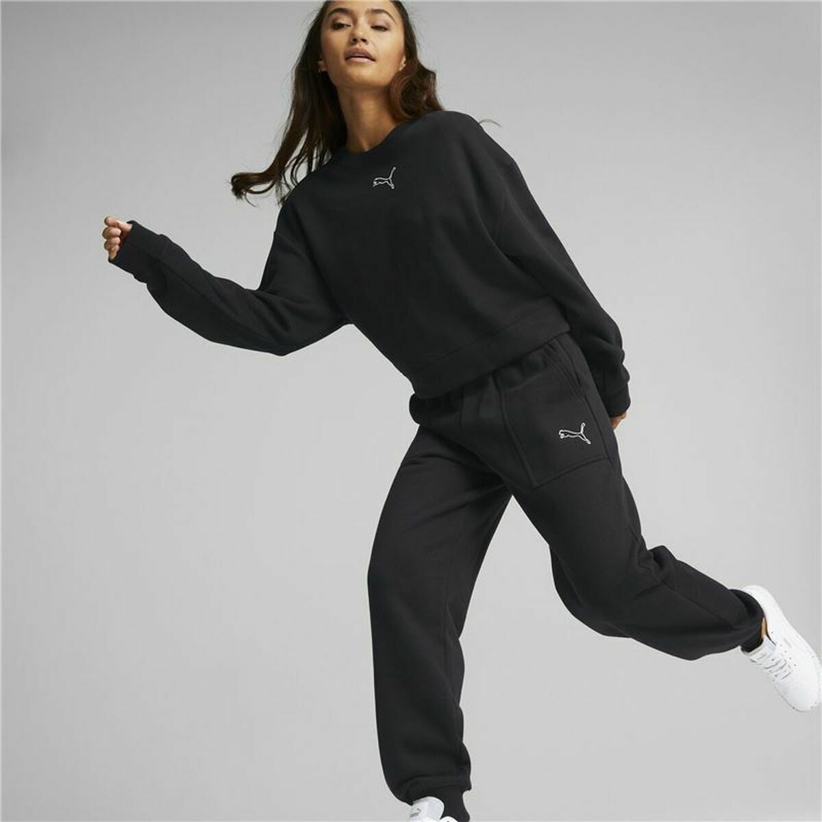 Women's Tracksuit Puma Loungewear Black