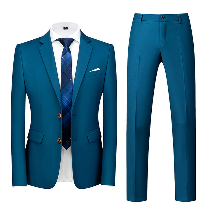 Men's Suit Wedding Two Button Two Piece Suit