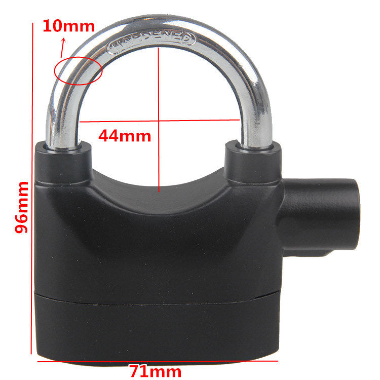 Black Waterproof Siren Alarm  For Bike