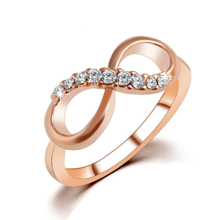 Diamond Ring Rose Gold Ring Ornament