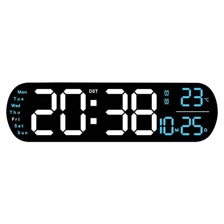 Multifunctional Clock Living Room Clock Large Screen LED Digital Alarm Clock Timing