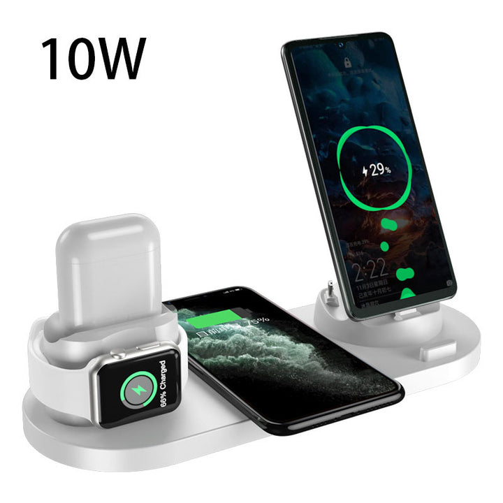 Fast Charging Pad For Phone Watch 6 In 1 Charging Dock Station